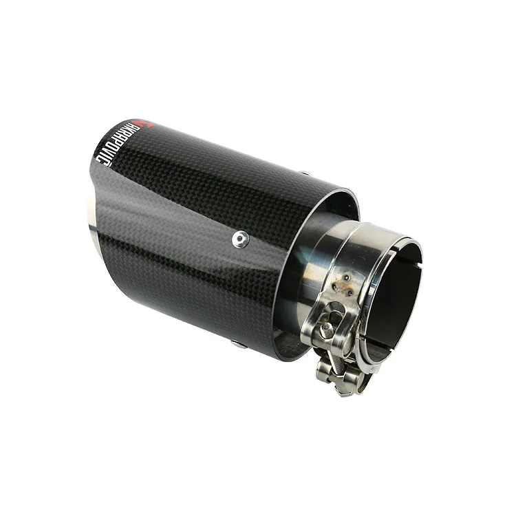 Автомобильный наконечник выхлопной трубы из углеродного волокна 63 мм диаметром