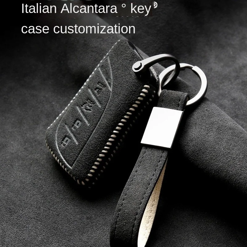 

Customized High-end Alcantara Suede Key Chains Key Case for LEXUS Es200 Rx300 Nx200 Es300h Ct200 Car Accessories