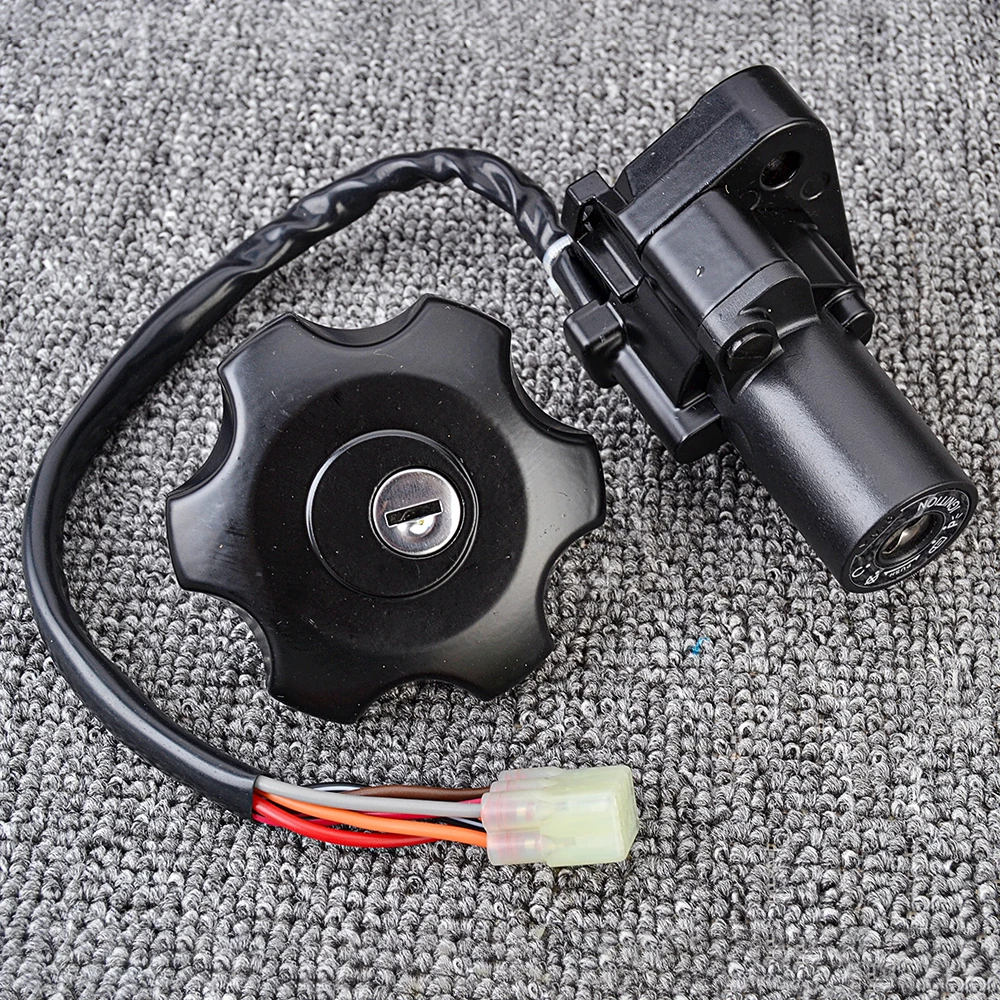 Для Suzuki DR650 DR650SE 1996-2022 Выключатель зажигания Крышка топливного бака Ключ замка