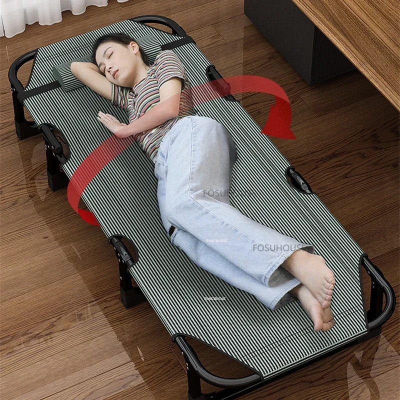 Простая современная тканевая раскладная кровать для мебели спальни портативный