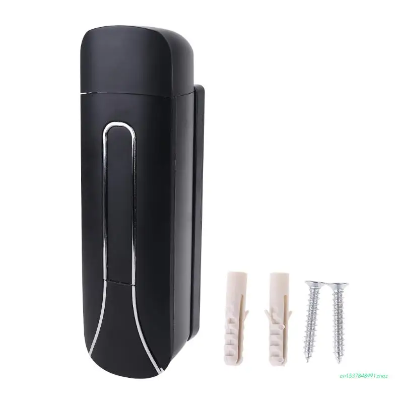 

Wall Mounted Manual Soap Dispenser Detergent Shampoo Dispenser Organizer Bottle