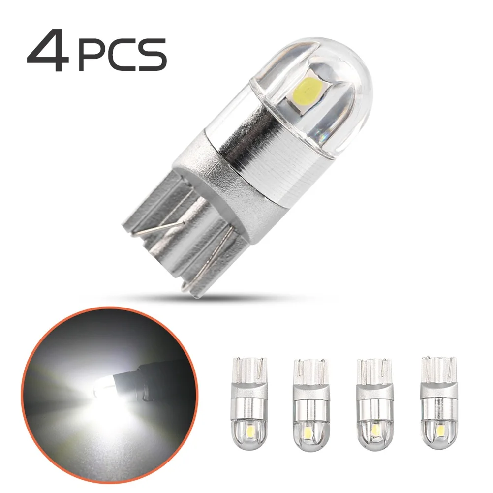 4 шт. 12 В постоянного тока Белый T10 OSRAM 3030 2SMD W5W 192 168 светодиодные внутренние лампы