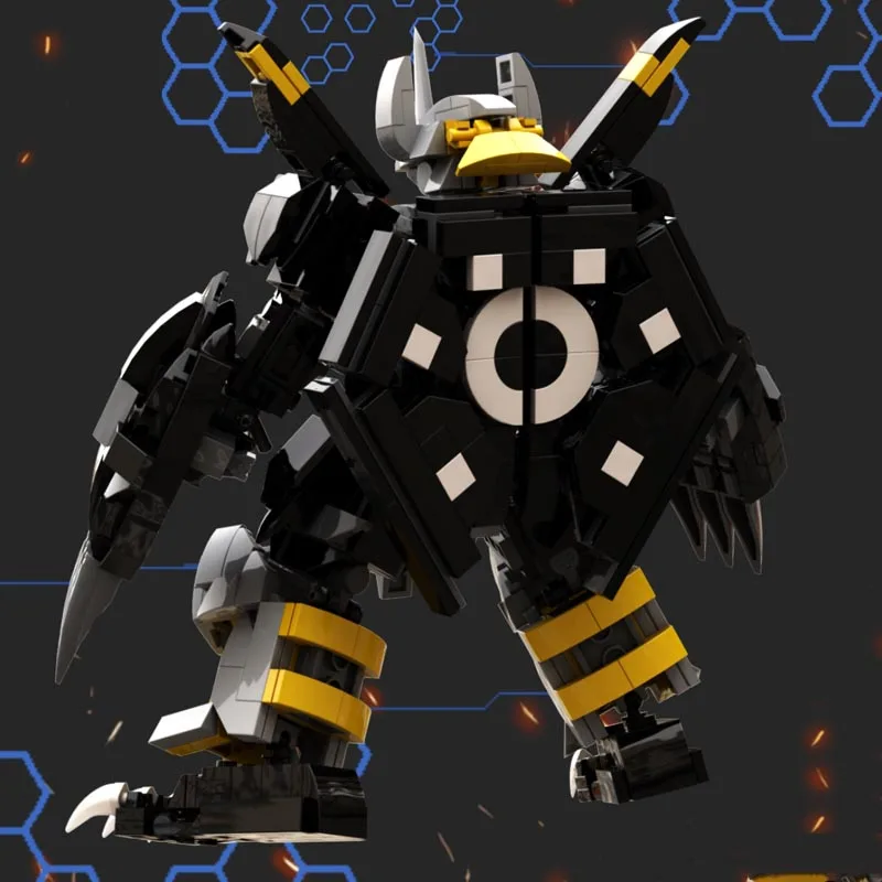 Конструктор MOC оригинальный механический воин игрушки для детей броня робот