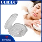 Прозрачный силиконовый магнитный зажим для носа от храпа OLIECO, портативный мини-заглушка для храпа, Быстродействующее устройство