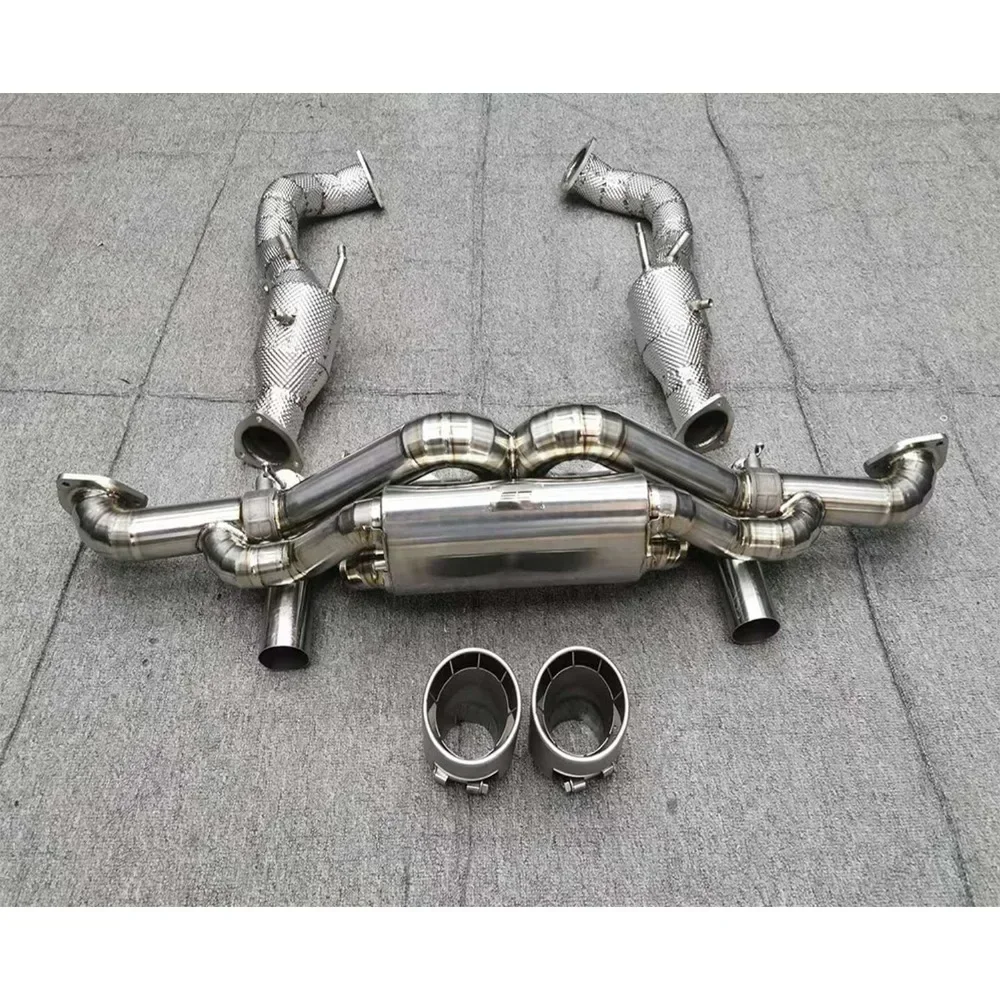 Для Porsche 718 SD из нержавеющей стали/титана Cat заднее выхлопное устройство выхлопная