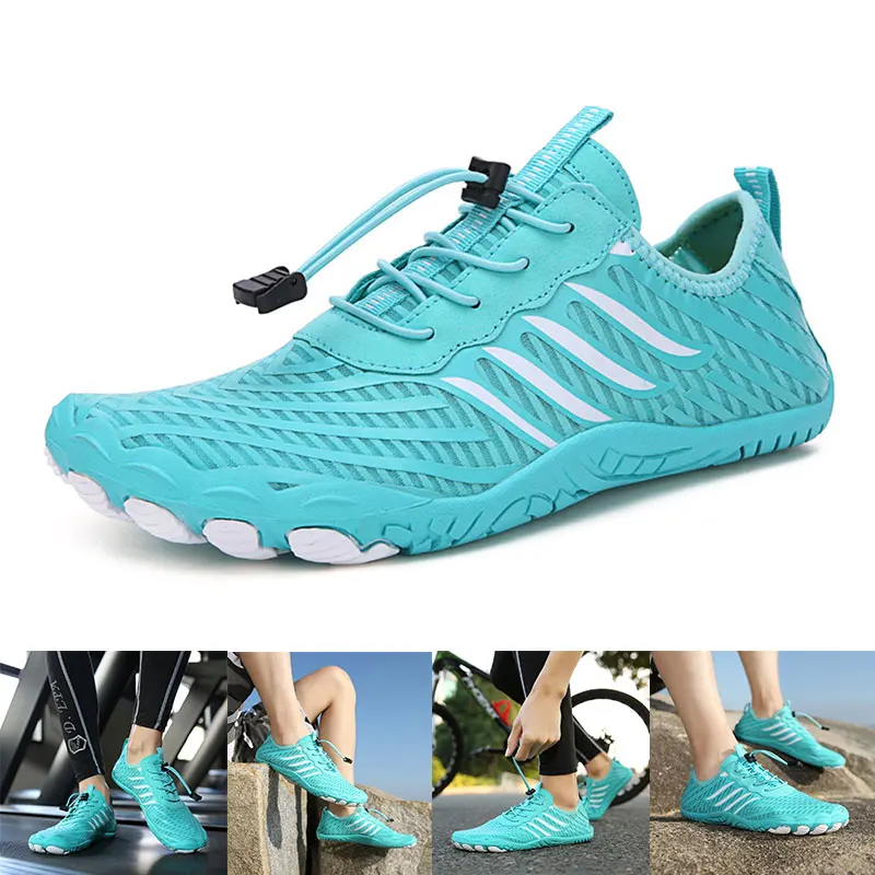 

Sky Blue Water Shoes for Women Men Girls Barefoot Beach Shoes Upstream Breathable Sport Shoe Quick Dry River Sea Aqua Sneakers