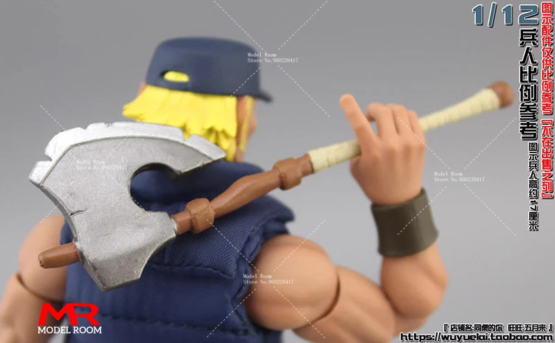 Масштаб 1/12 пластиковый нож для нарезки молоток костыль оружие модель оружия