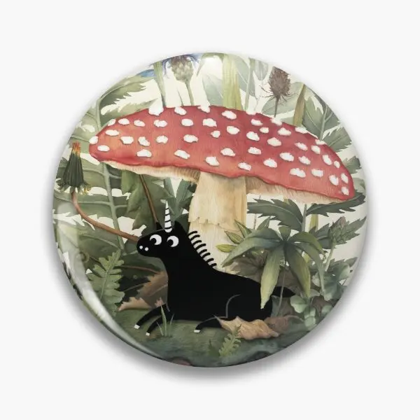 

Маленький Единорог, настраиваемая мягкая булавка для пуговиц, металлическая бижутерия, воротник, шляпа, забавная Женская булавка для лацка...