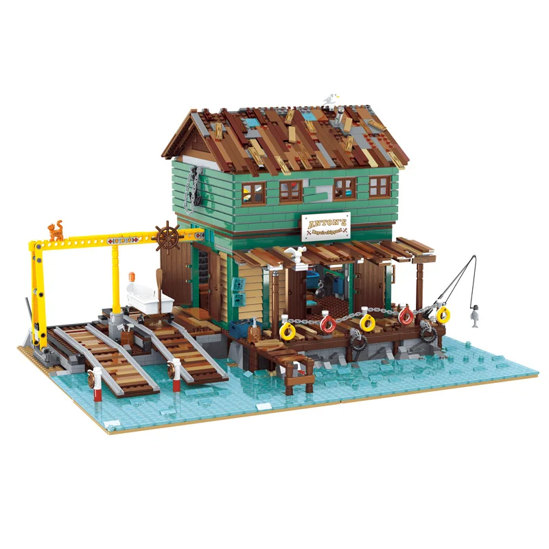 Конструктор MOC House Street View City Модульные строительные блоки совместимые с
