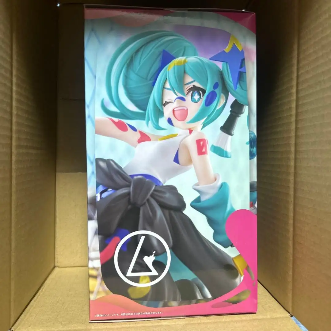 Фото FuRyu Trio-Try-iT Hatsune Miku ~Painting Girl~ Another Color Ver. Коллекционная фигурка аниме-персонажа из ПВХ, 23 см №3