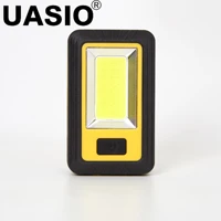 rv rechargeable magnetic work lamp 3 lighting modes led work light magnetic base clip built in battery cob flashlight outdoor