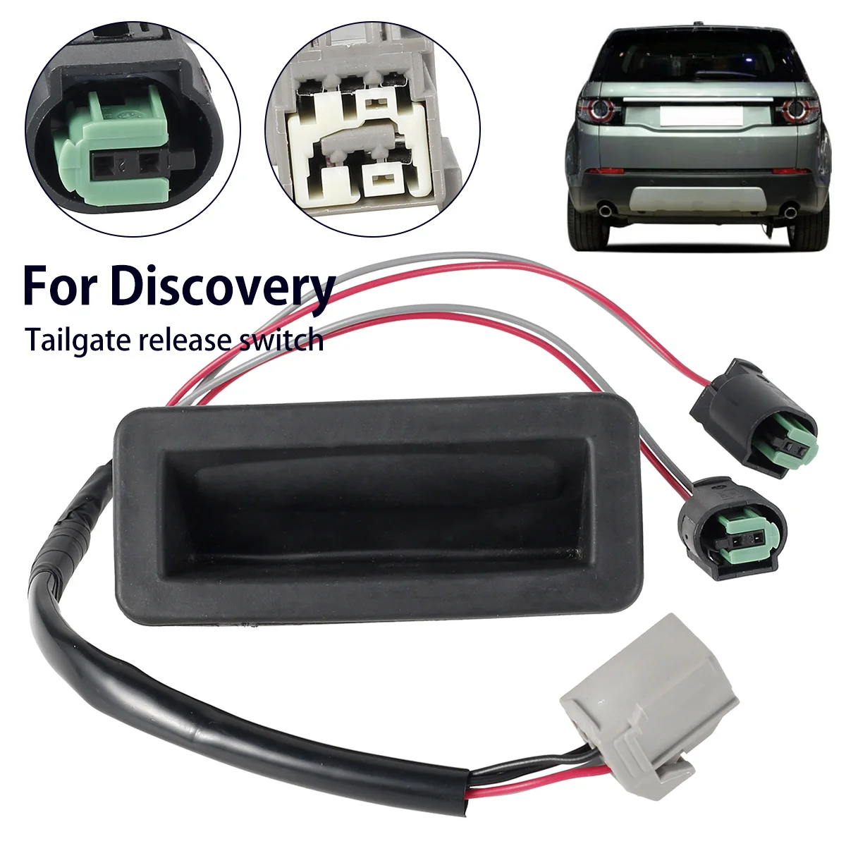 

Replacement Tailgate Release Switch Durable Boot Opener Switch Professional Tailgate Push Button Handle for 2004-2009 Land Rover