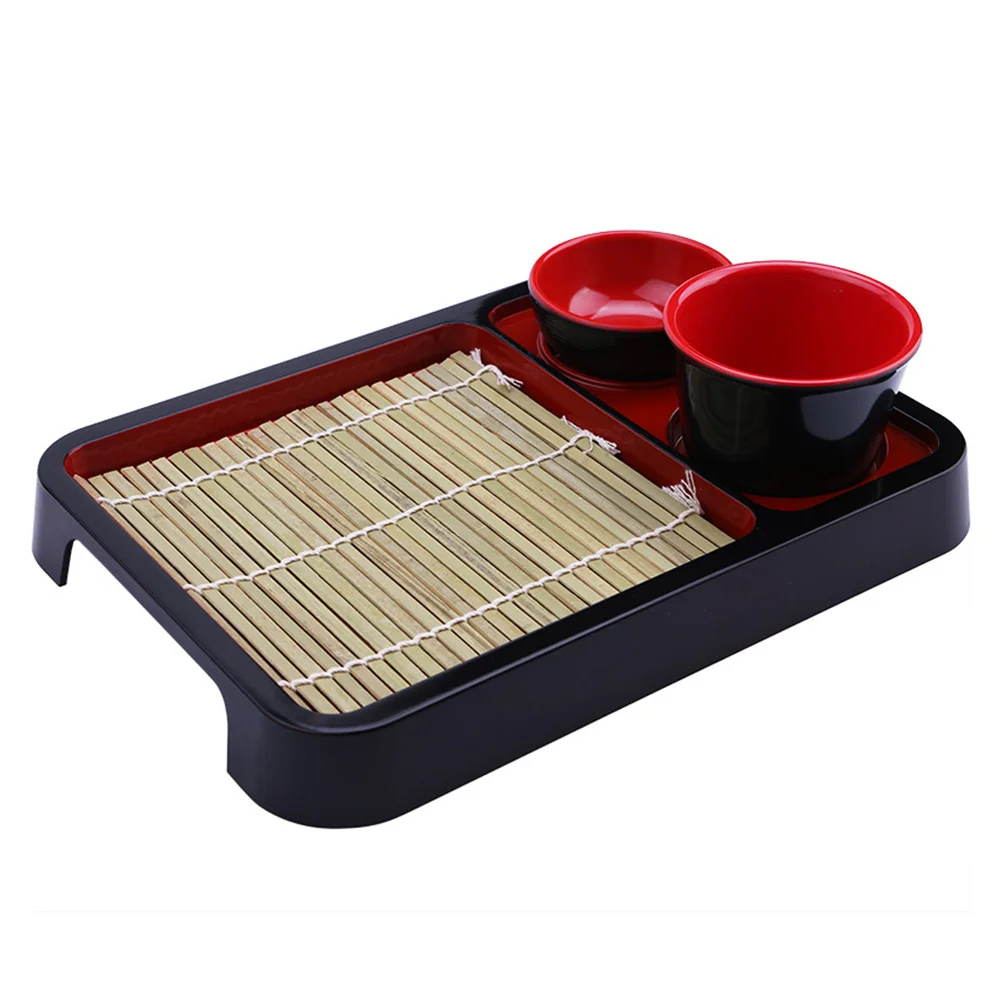 

Soba Plate Tray Noodles Noodle Dish Cold Japanese Sushi Serving Cup Platter Mat Dipping Style Special Bamboo Deep Square Trays