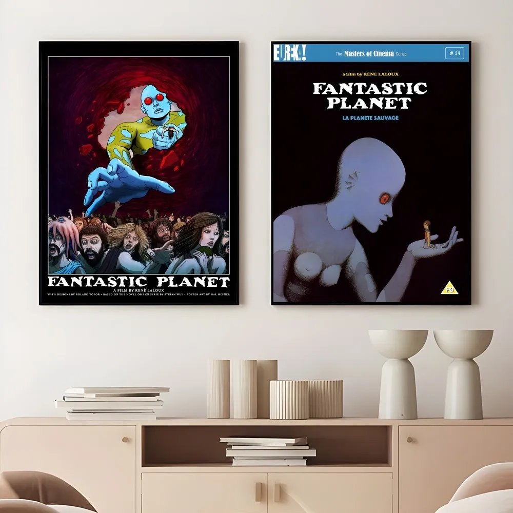 Фантастическая планета La planete sauvage плакат липкая настенная художественная печать