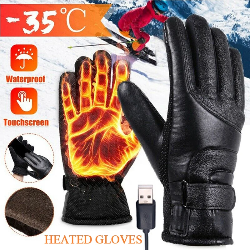 Heating gloves Electric Rechargeable USB Heated Gloves / Electric USB Heated Scarf Neck Warmer