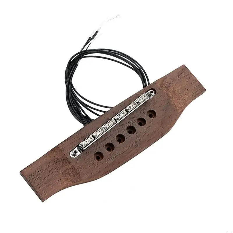 242F Активная акустическая гитара Пьезо мост для 6 струнных гитар с зернистостью