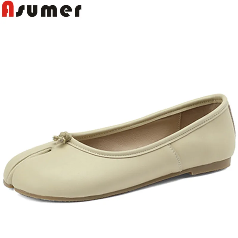 

Женские туфли-лодочки ASUMER, из натуральной кожи, на низком квадратном каблуке, 2022