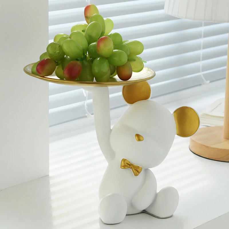 

Креативный поднос для хранения в виде медведя