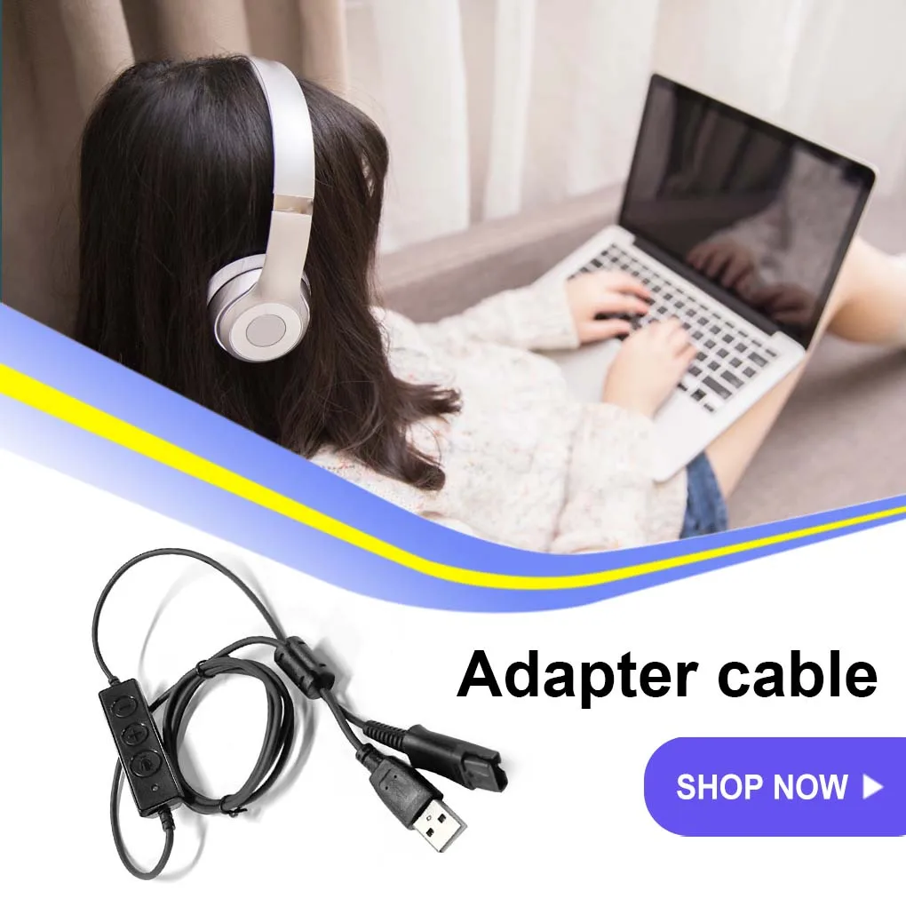 

Адаптер QD Кабель для быстрого отключения гарнитуры для колл-центра