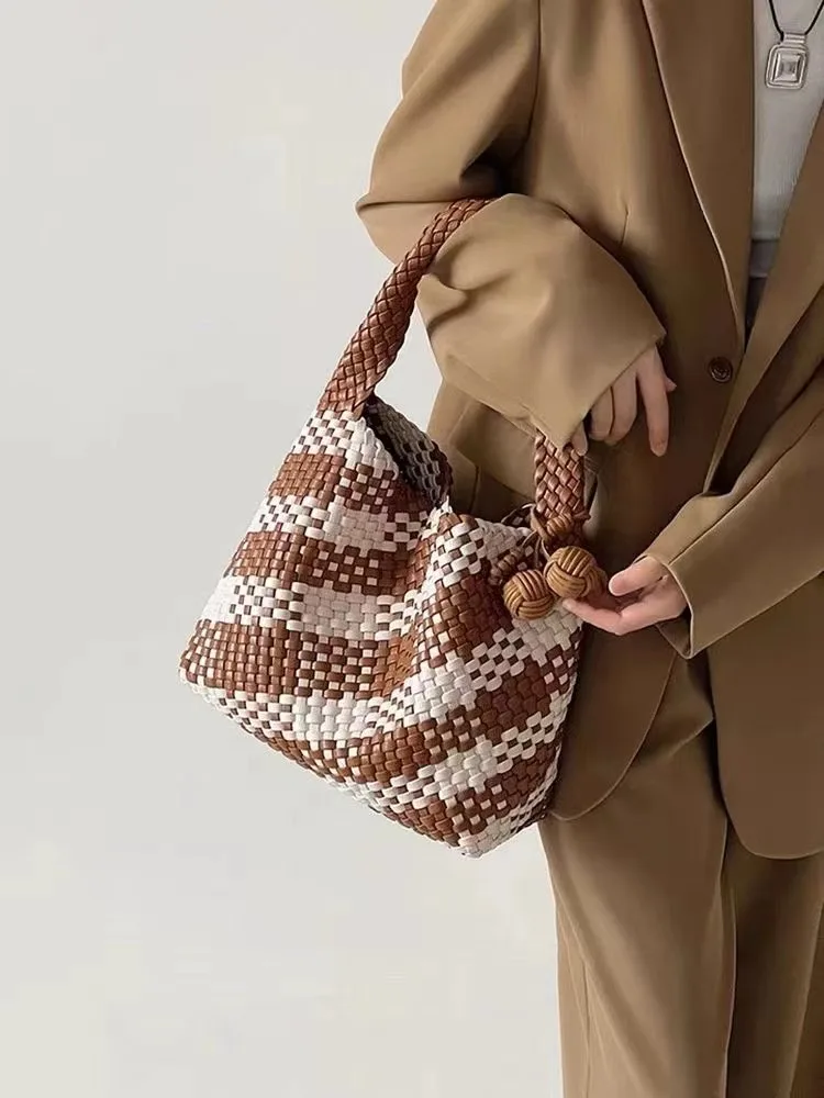 Роскошная женская сумка 2024 большая повседневная сумка-тоут из искусственной