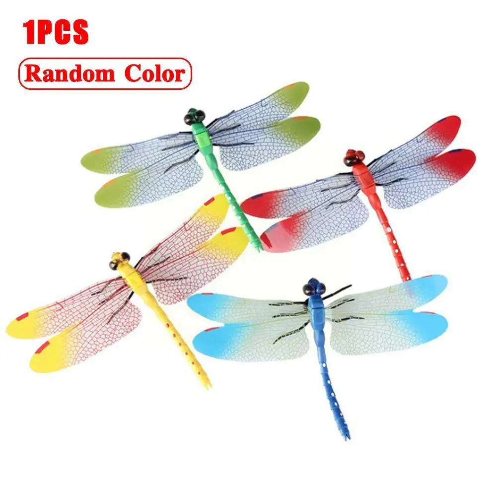 

1pcs 3D Dragonfly Wall Sticker Hanging Wall Creative Dragonfly Bedroom Wall Decor Art Kitchen Decals Ornament Wall Home Sti Z9H0