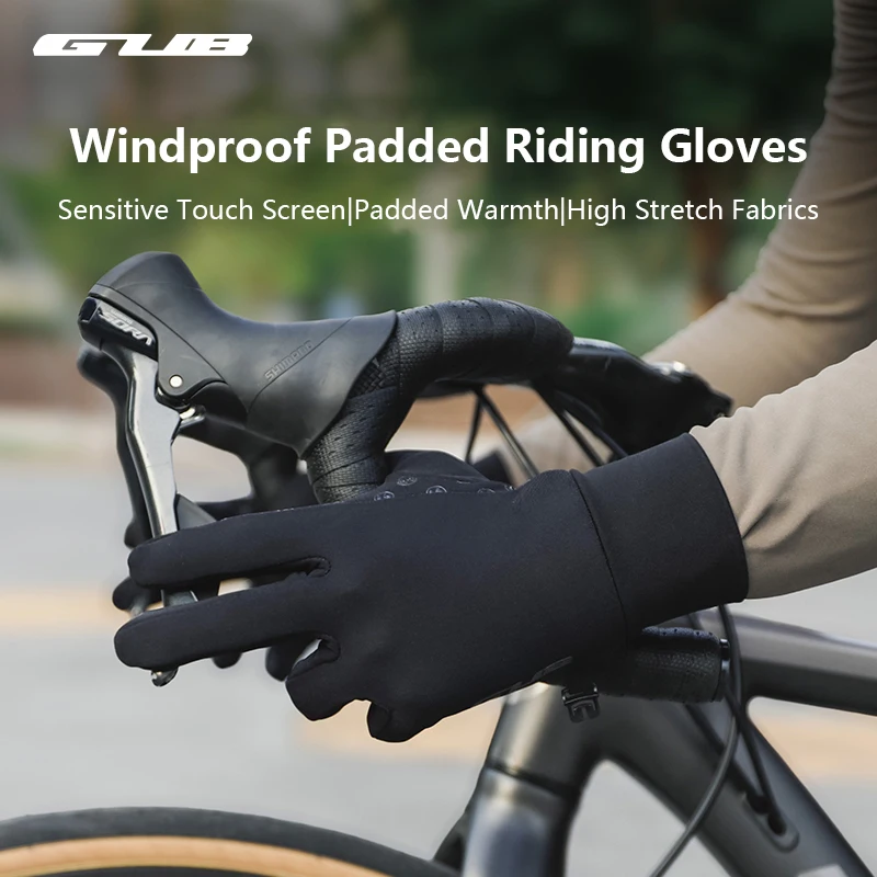 GUB 2130 Велосипедные перчатки с длинными пальцами мягкой подкладкой теплая