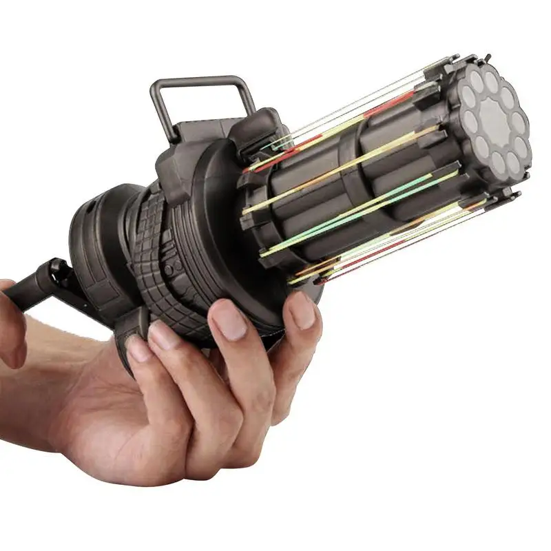 

Детская игрушка для Gatling, мягкая пуля, имитация стрельбы, снайперская машина, сетка, красная, для детей и взрослых, уличные игры, Резиновая лента