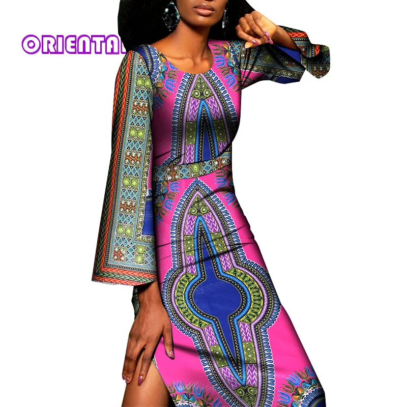 Traditional African Clothing Women Maxi Dress African Print Plus Size Dashiki African Dresses for Women Private Custom WY8914