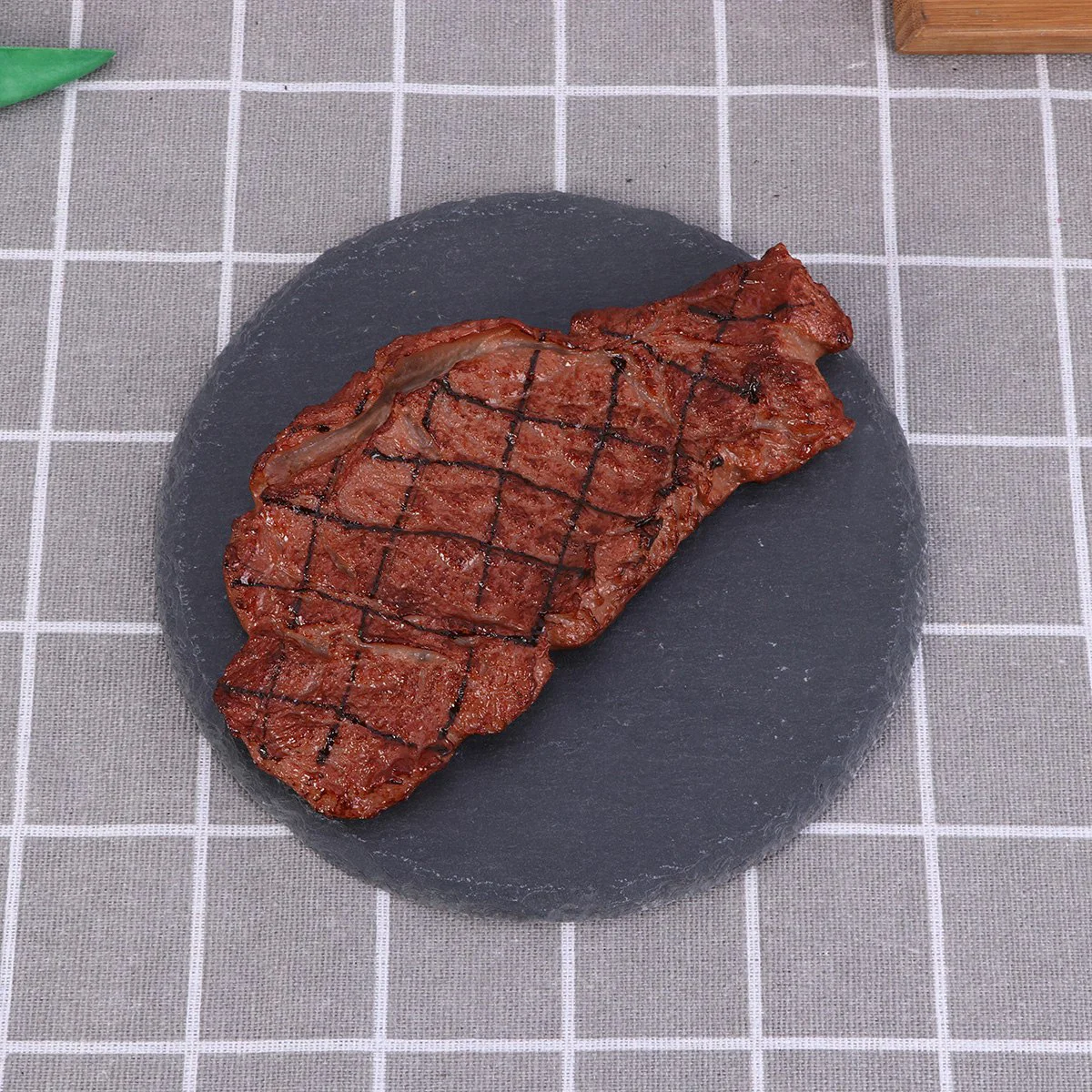 

Slate Plate Tray Cheese Sushi Platter Stone Round Board Serving Natural Pizza Charcuterie Appetizers Sashimi Fruit Barbecue