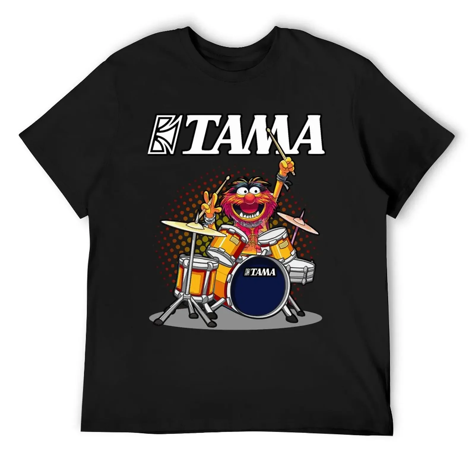 Футболка ANIMAL DRUMMER TAMA DRUMS мужская одежда рубашка на заказ больших размеров