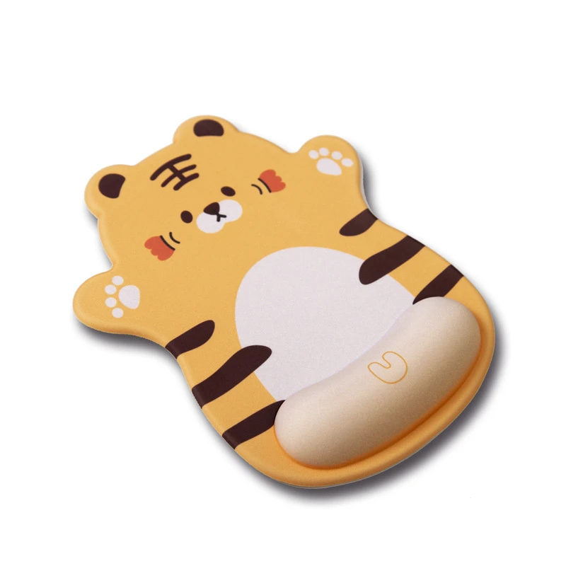 

Mouse Pad Creative Cartoon Tiger Cute Cat Anime Wrist Guard Silicone Keyboard Hand Support 3D Antiskid Wrist Mouse Mat Supplies