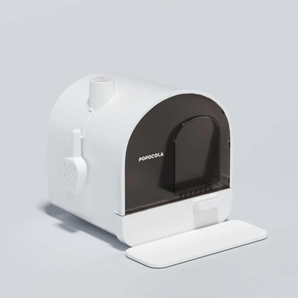 

Enclosed Sifting Cats Litter Box Furniture Drawer Type Cat Toilet Tray Anti-splashing Kitty Sandbox Deodorant Pets Bedpan Supply