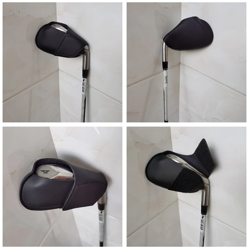 Head Covers Pu Leather Golf Club Irons Set Headcovers Option