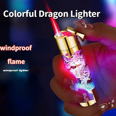 Зажигалка с благословением Бога дракона оригинальный рельефный розовый