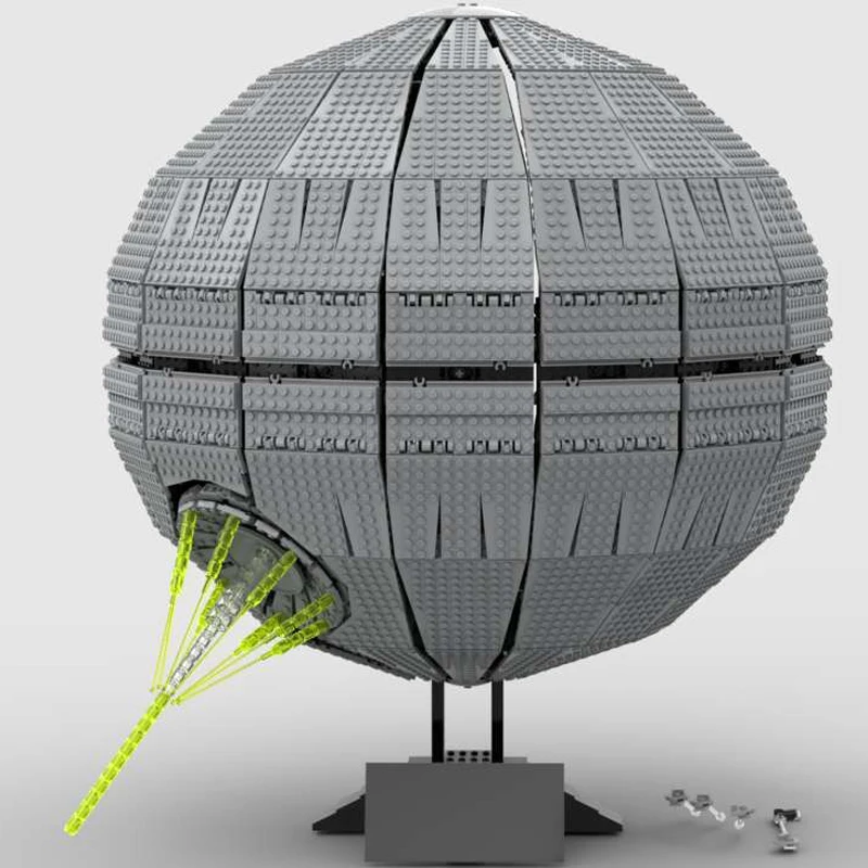 Фото Конструктор Sci-Fi Space Sphere MOC: развивающая модель для сборки, игрушка для подарков на день рождения, украшение для дома, коллекционный предмет для демонстрации №3