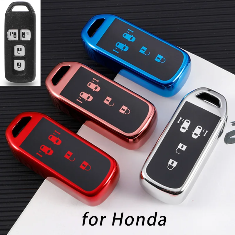 Car Remote Key Case Cover for Honda New Nbox Custom JF3 / JF4 N-BOX JF1 / JF2 N-BOX+ Plus N Wagon N-One Shell Fob Accessories