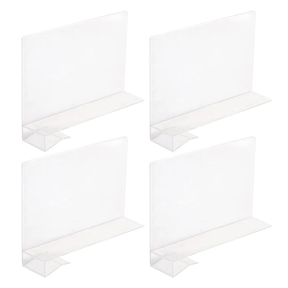 

4 Pcs Drawer Partition Plate Shelves Shelving Clothes Divider Pp Organizing Shelf Dividers Magnet