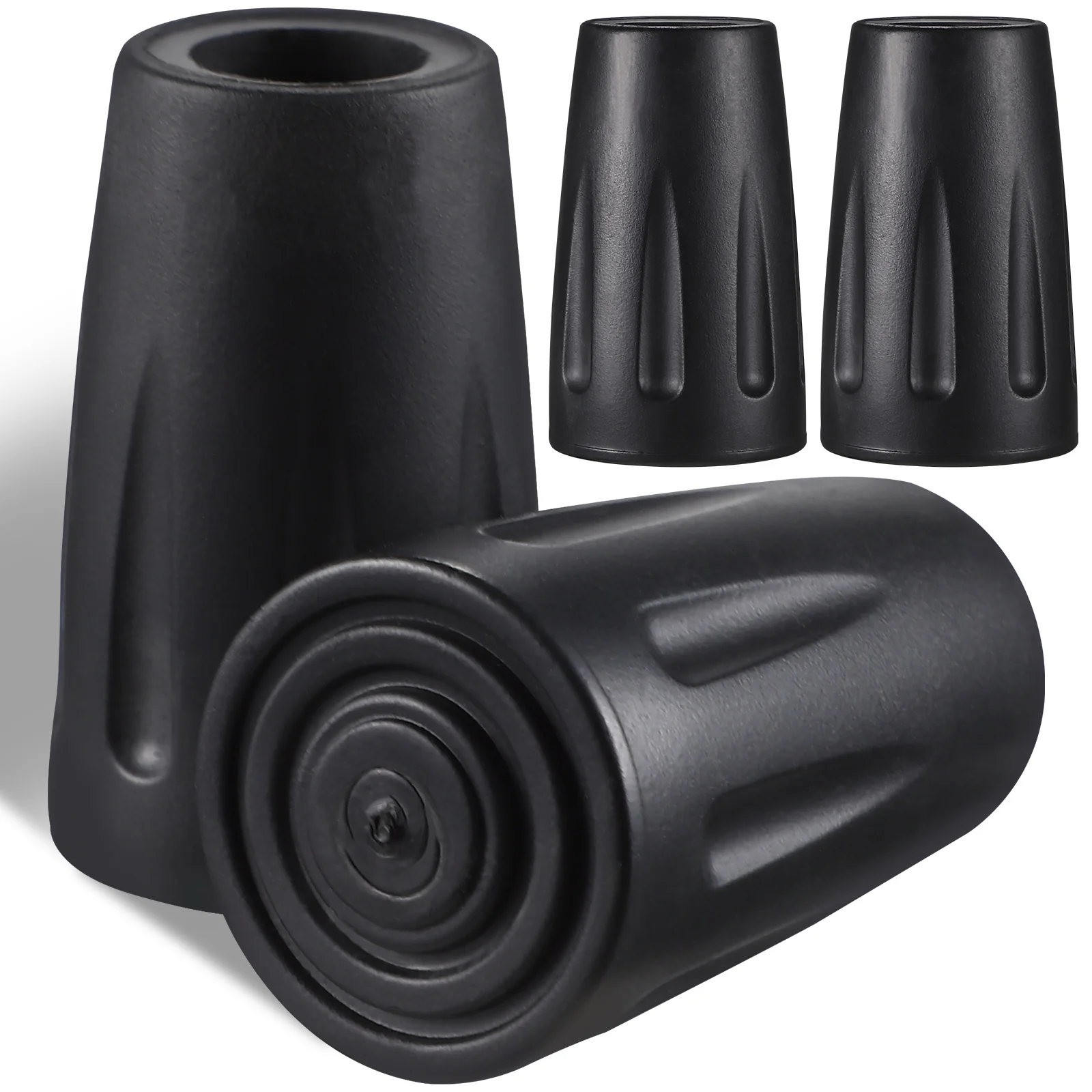 

Tips Pole Sticks Walking Trekking Hiking Rubber Protector Caps Tip Cover Canes Stick Feet Polesends Non