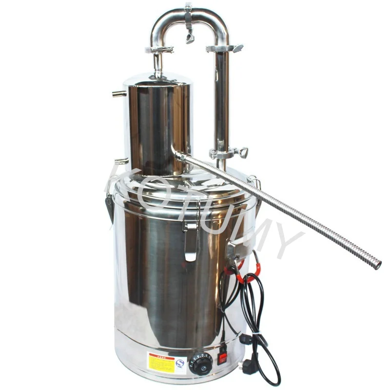 30L/40L/50L/60L Distiller Stainless Steel Bar Household Equipment Wine Limbeck Distilled Water Baijiu Vodka Maker Brew Whisky