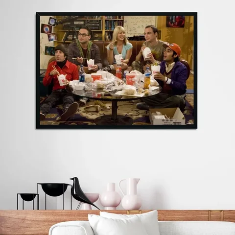 The Big-bang T-Theory плакат, печатные плакаты, настенная живопись, спальня, гостиная, настенная панель, детской, маленькая