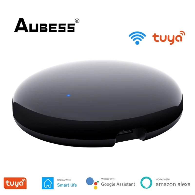 

Tuya Wifi ИК пульт дистанционного управления для кондиционера ТВ, умный дом Инфракрасный Универсальный пульт дистанционного управления ler Hub дл...