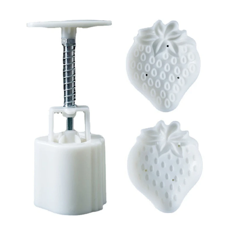 

Mooncake Mould 50g with 2 Different Strawberry Shaped Stamps Mid-Autumn Festival