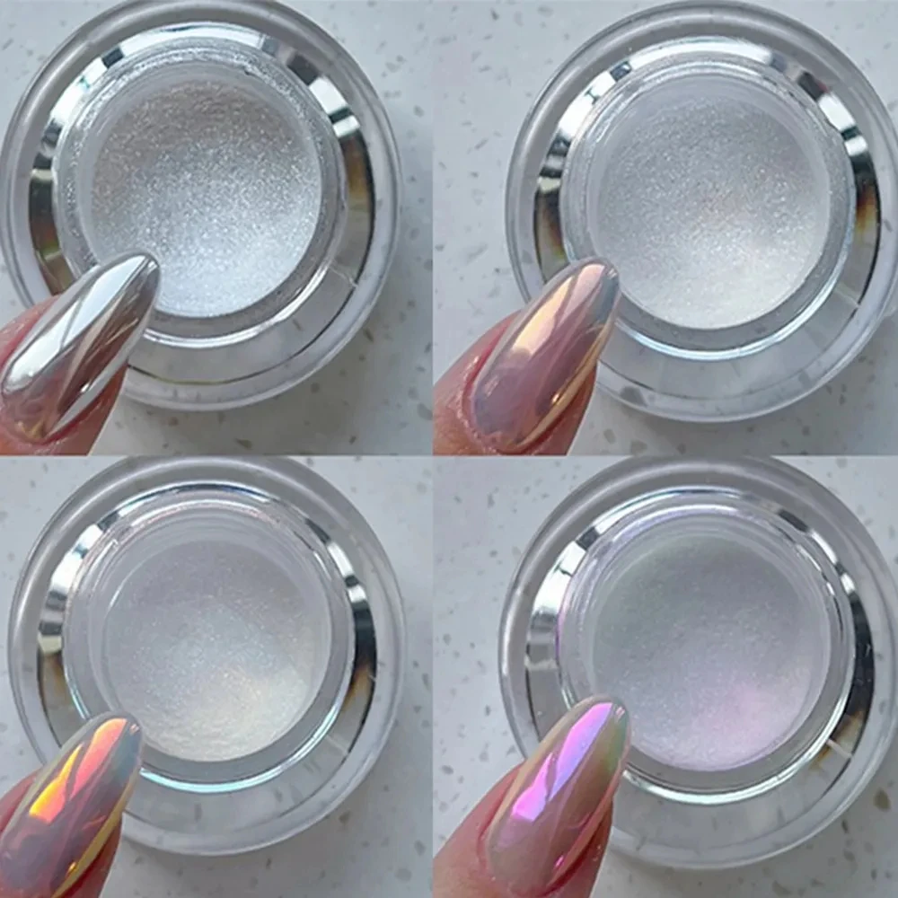 

0.2g Glitter Mermaid Pearl Powder Nail Art Decorations Aurora Mirror Dust Glue DIY Nail Polish Dyeing Pigment Nail Accessories