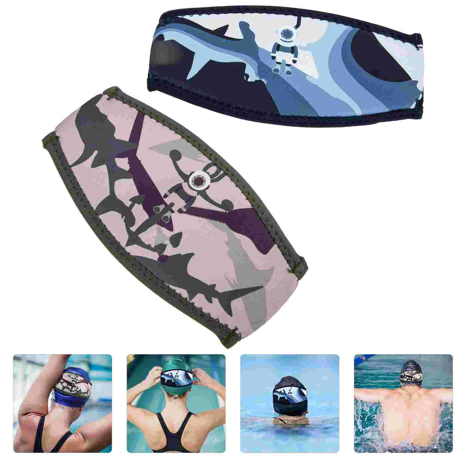 2 шт. чехол для дайвинга портативные чехлы на ремни очков плавания декоративная