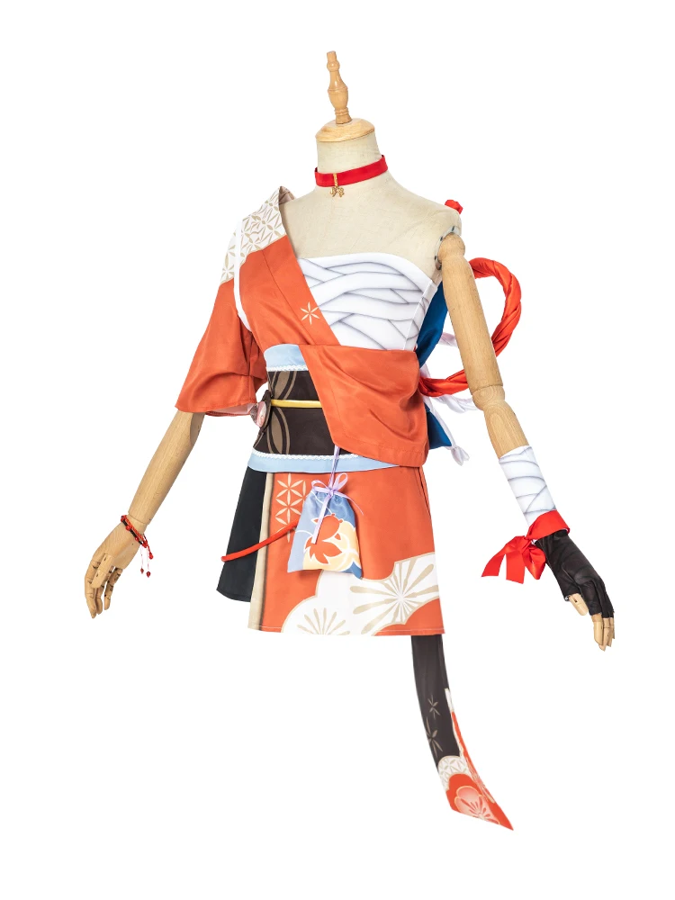 

Game Genshin Impact Yoimiya Cosplay Costume Female Fashion Combat Uniform Activity Party Role Play Clothing Halloween Outfits