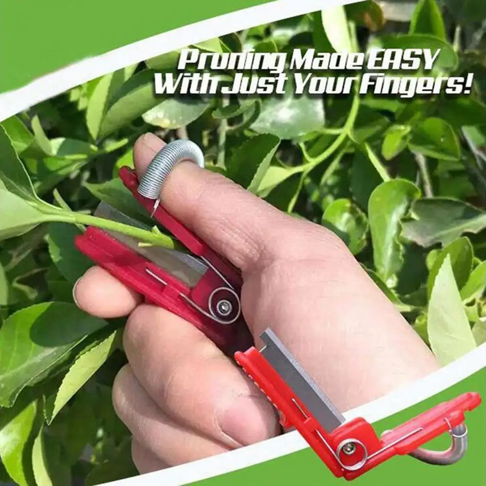 

Mini Garden Pruner Fruit Picking Device Multifunctional Thumb Knife Fruits Cutting Blade Rings Finger Protector Garden Tools