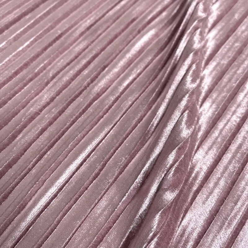 Блестящая черная стая бархатная ткань на метр для наволочек одежды платьев шитья