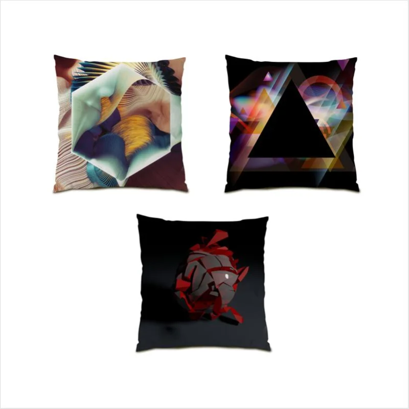 

Simple Decoration Home Sofa Pillow Cover Cushion Cover 45x45 Modern Living Room Decoration Bed Throw Pillow Covers Square E0645