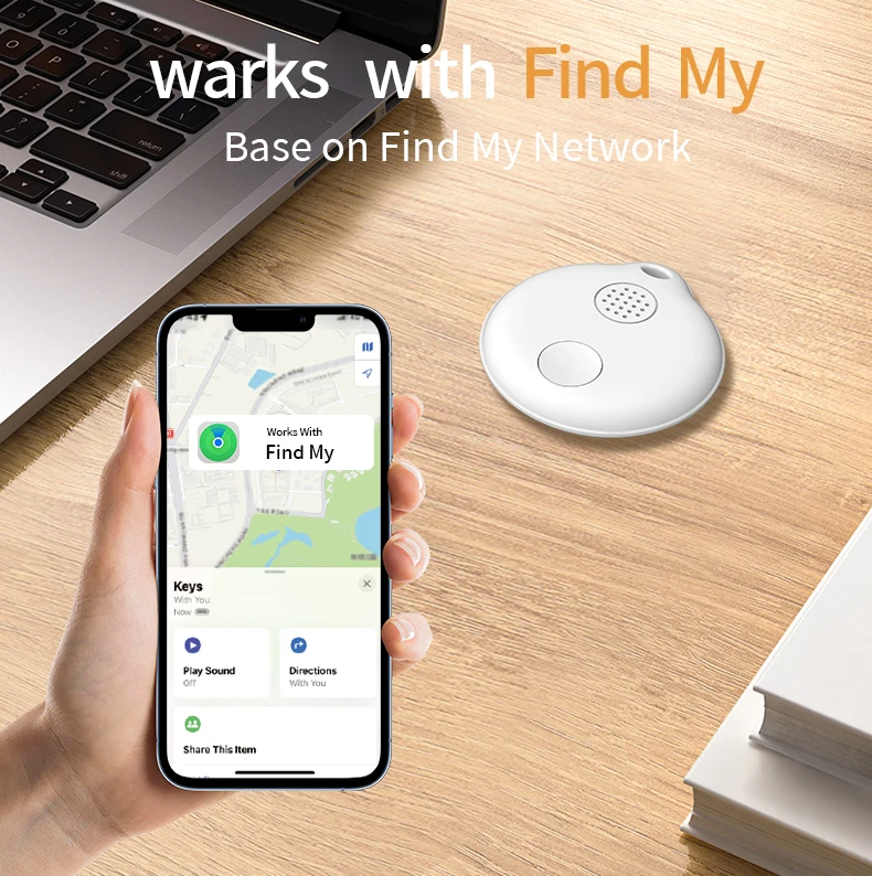 Мини GPS-трекер для iOS Find My App Smart Tag Key Finder Airttag Locator домашнего животного