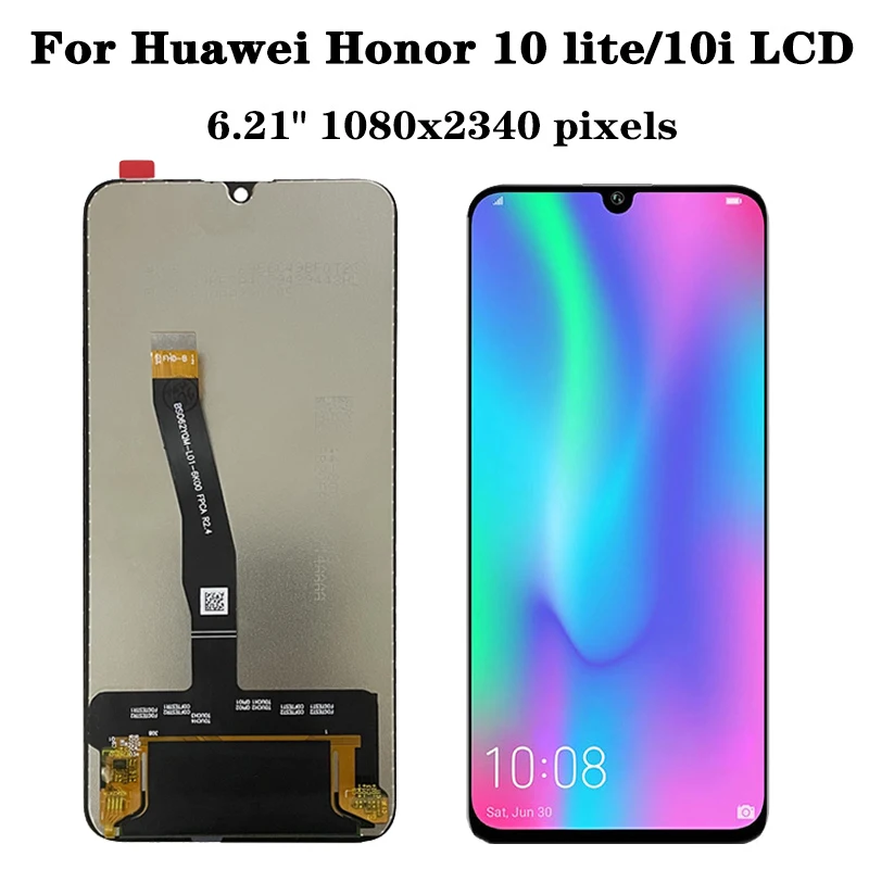 6 21 "оригинальный для Huawei Honor 10 Lite ЖК-дисплей Φ сенсорный экран запасные части 10i |